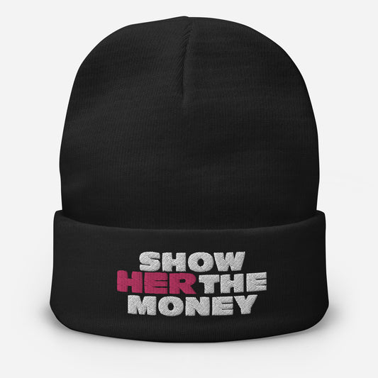Show Her The Money Knot Beanie